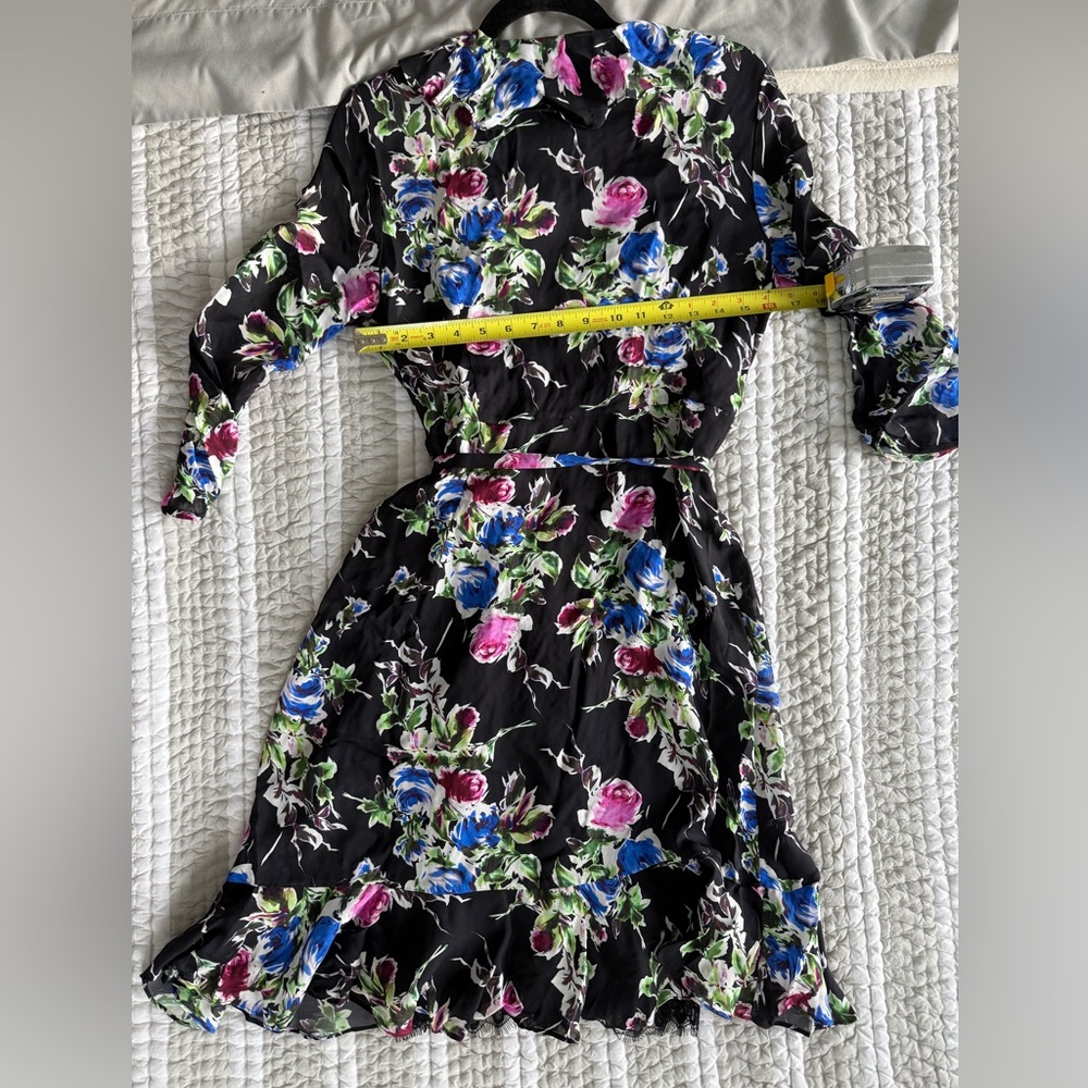 NWT Milly Black Floral Dress, Size 8 - Picture 6 of 9